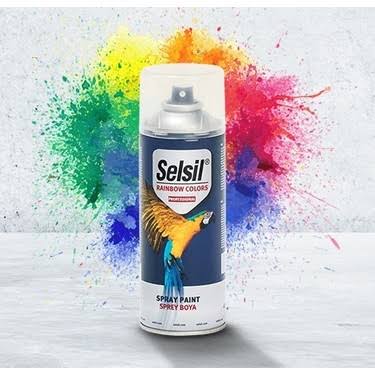 Selsil Rainbow Colors Sprey Boya – Şeffaf